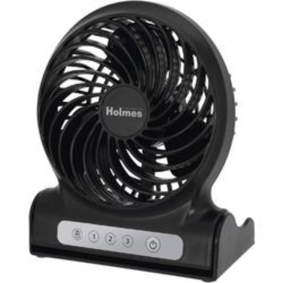 4-Inch Personal USB Battery Operated Rechargeable Mini Fan with 3 Speed Settings - Picture 1 of 7